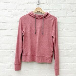 Rhoback || Ladies Performance Hoodie Heather Red Pink‎ XS